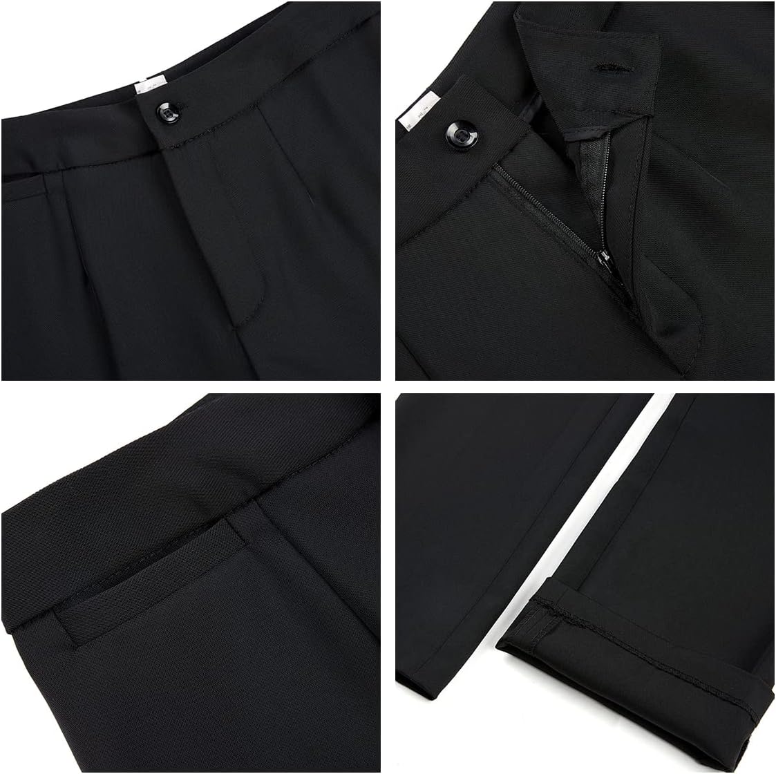 MODFUL Women's 2 Piece Business Suit Pant Set Slim Fit One Button Blazer Jacket Lady Work Suit for Office