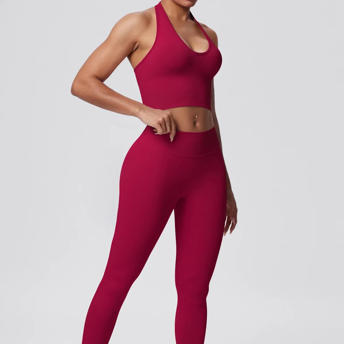 2pcs Yoga Set Gym Outfits Clothes Athletic Wear Yoga Suits For Women Fitness Set Tracksuits Sports Bra Gym Leggings Sportswear