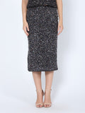 Gracia Fashion Women's Sequined Midi Pencil Skirt